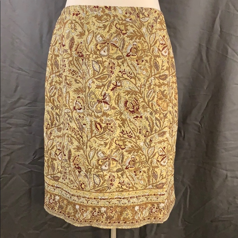 MIIT Faux Wrap Multicolor Skirt.